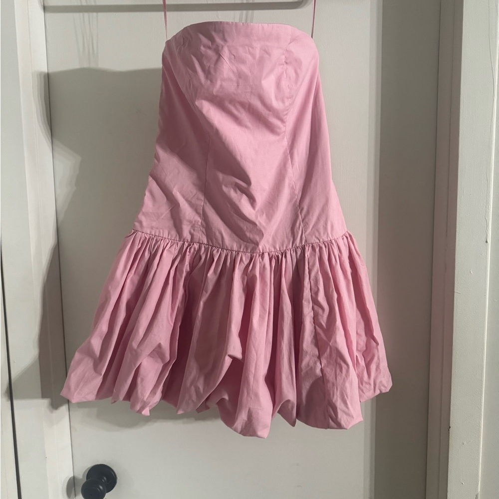 Pink Strapless Abercrombie Dress